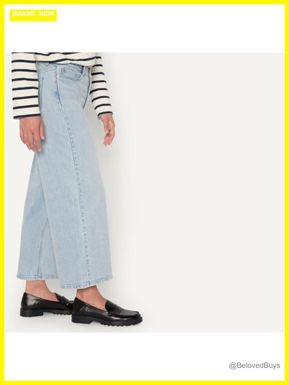 High-Rise Wide Leg Crop Jeans - Picture 2 of 7